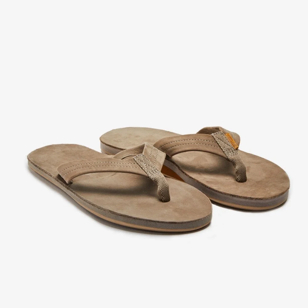 Hari Mari Fields Flip Flops Stone Men Size 10 New With Tags